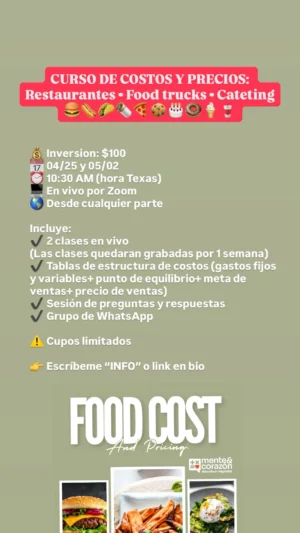 food cost and pricing